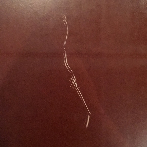 Oversized Crate & Barrel carved square tray - Picture 9 of 9